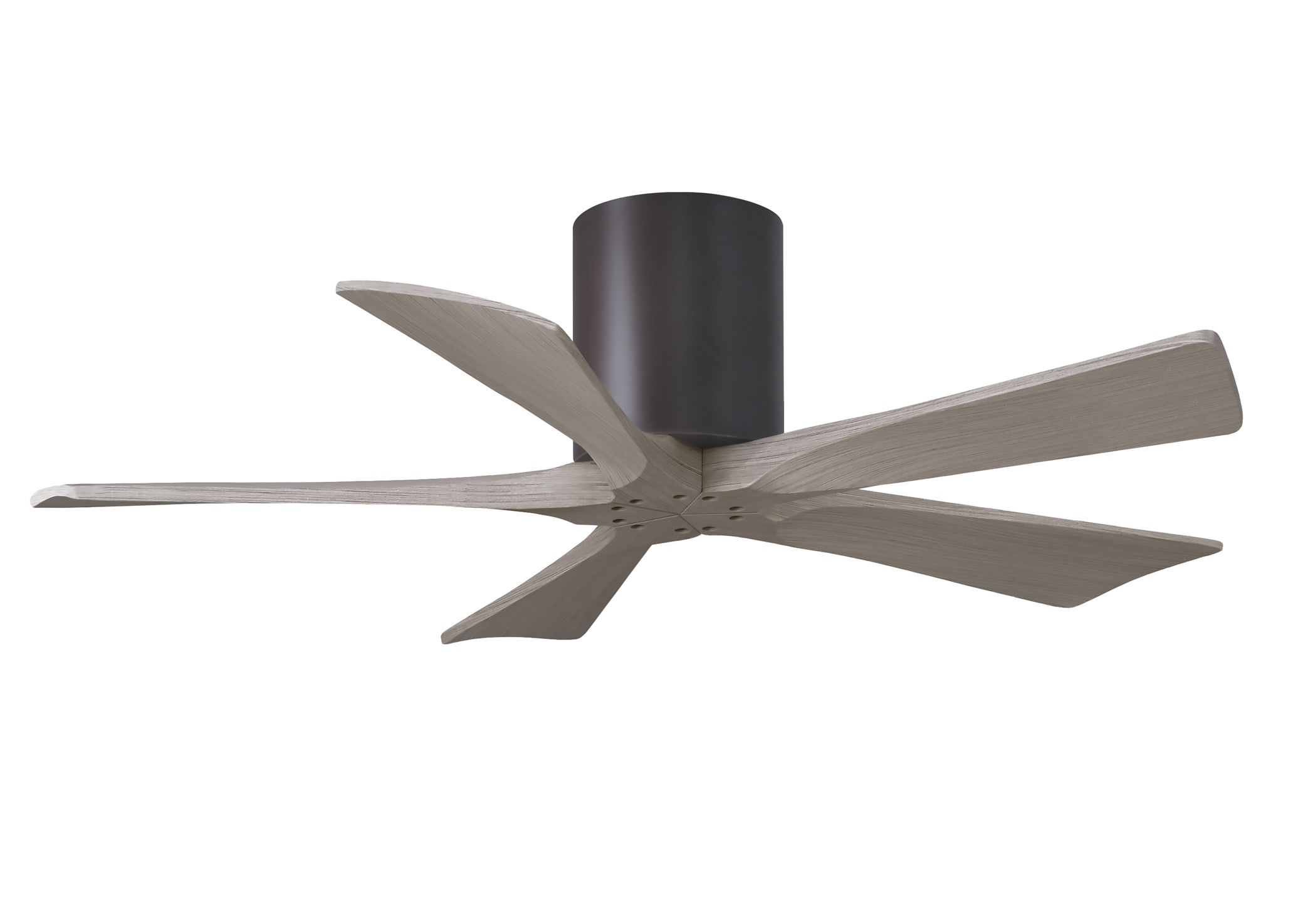 Irene-5H 6-speed ceiling fan in textured bronze finish with 42