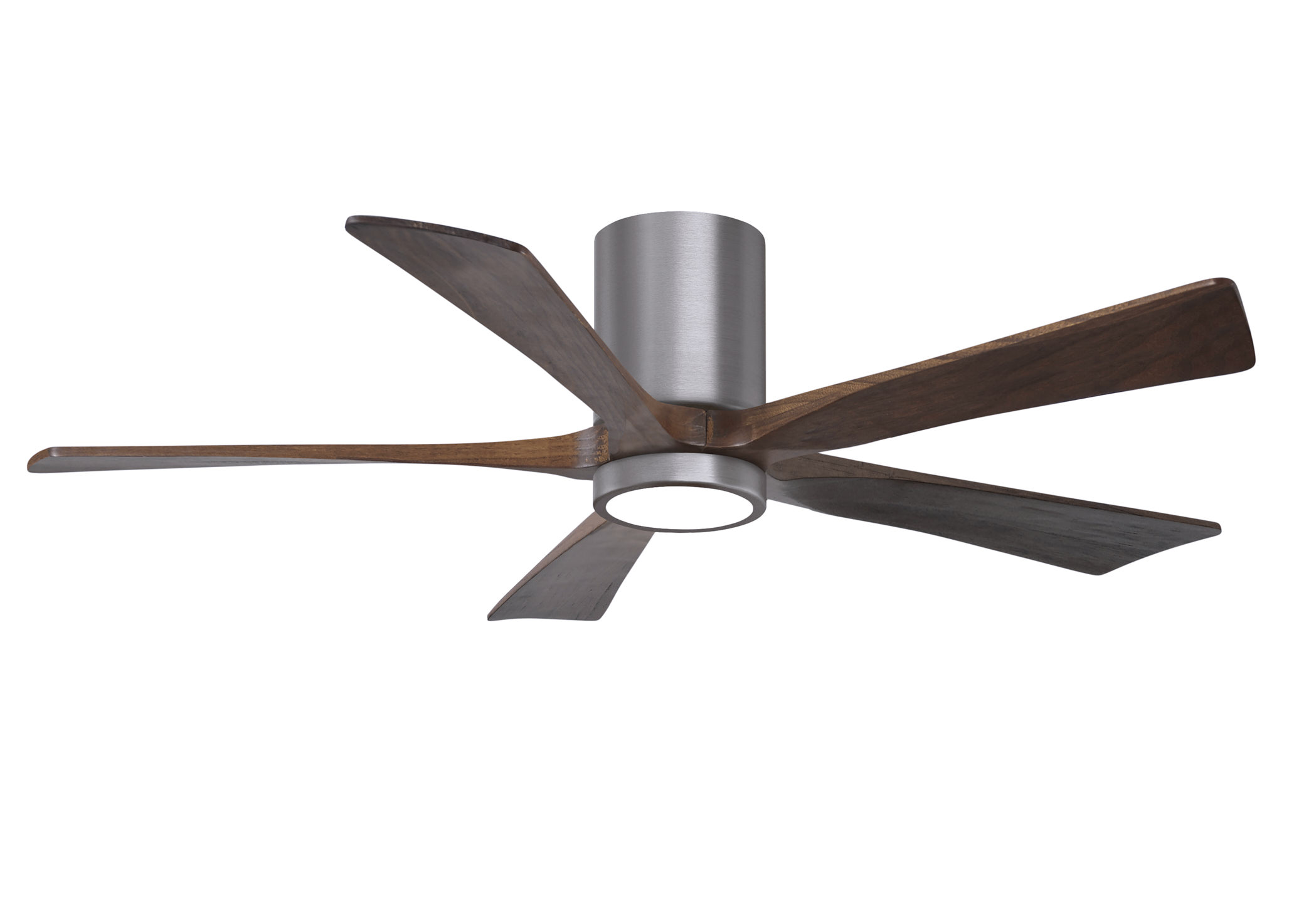 Irene-5HLK 6-speed ceiling fan in brushed pewter finish with 52