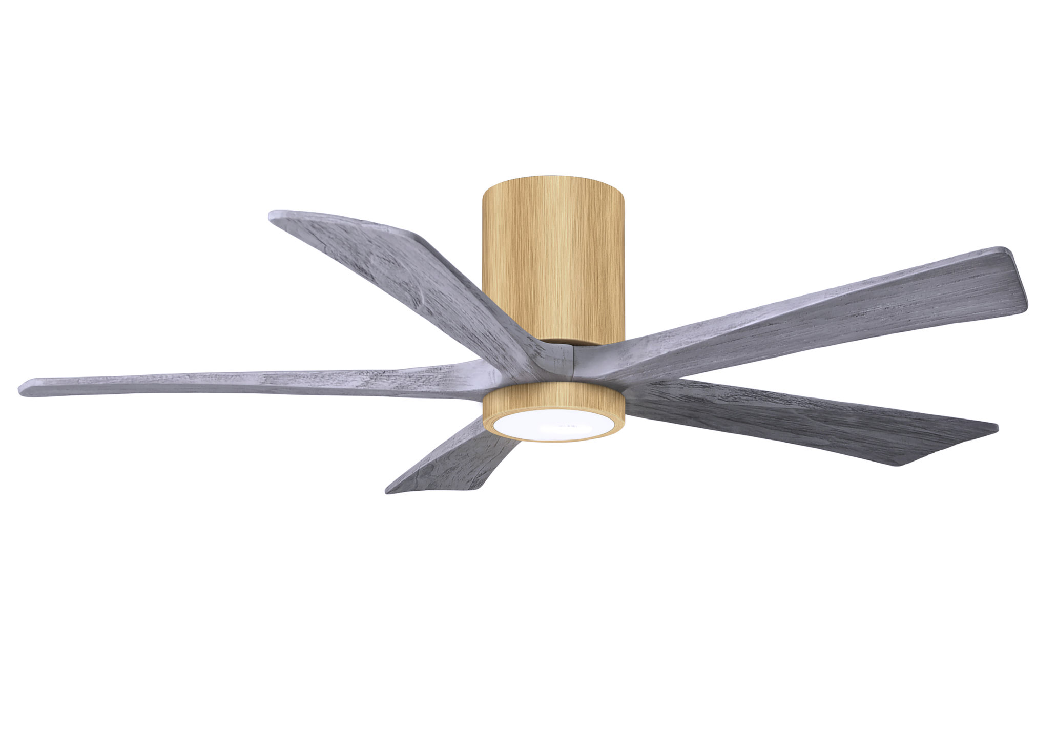 Irene-5HLK 6-speed ceiling fan in light maple finish with 52