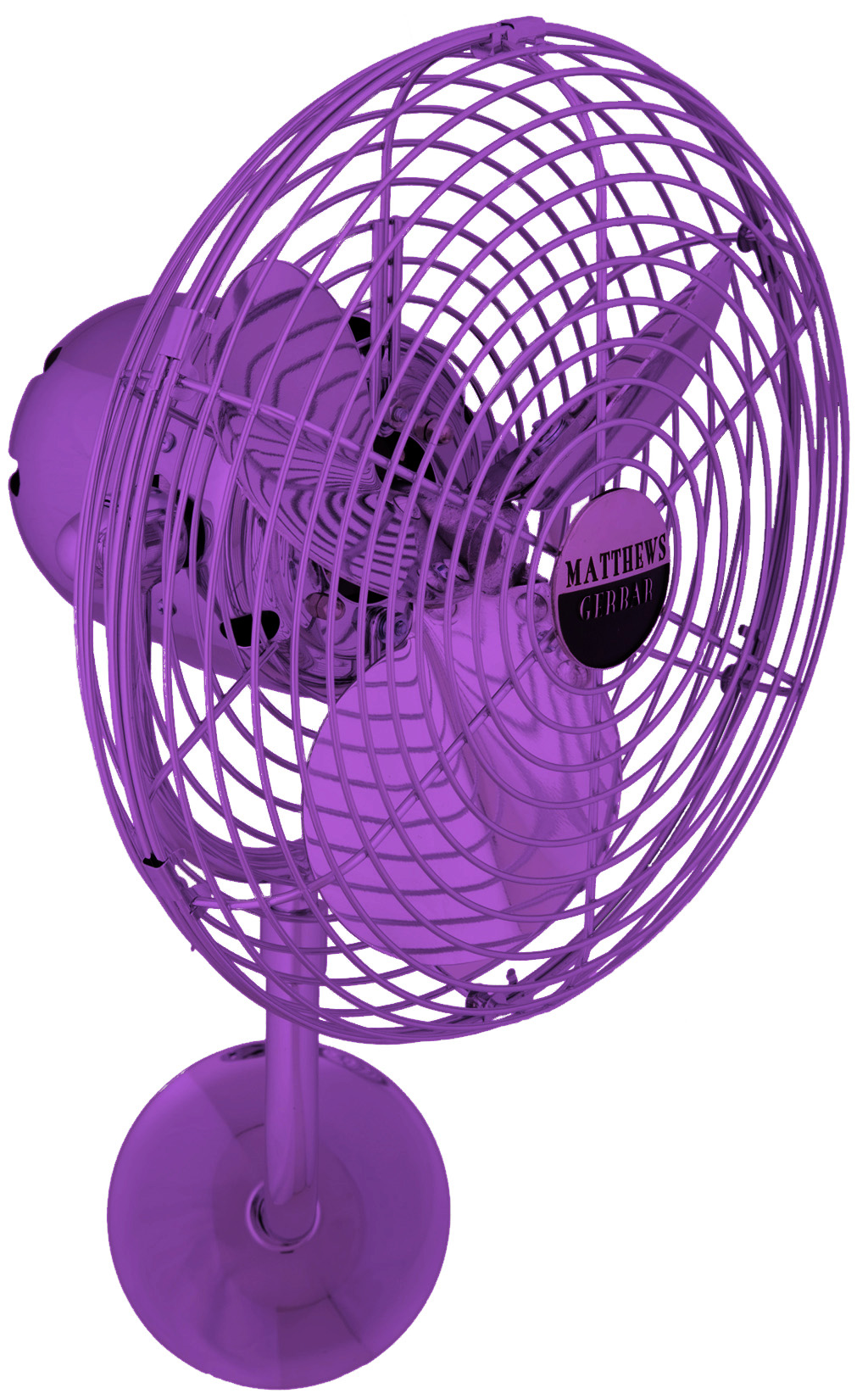Michelle Parede Wall Fan in Ametista / Light Purple Made by Matthews Fan Company