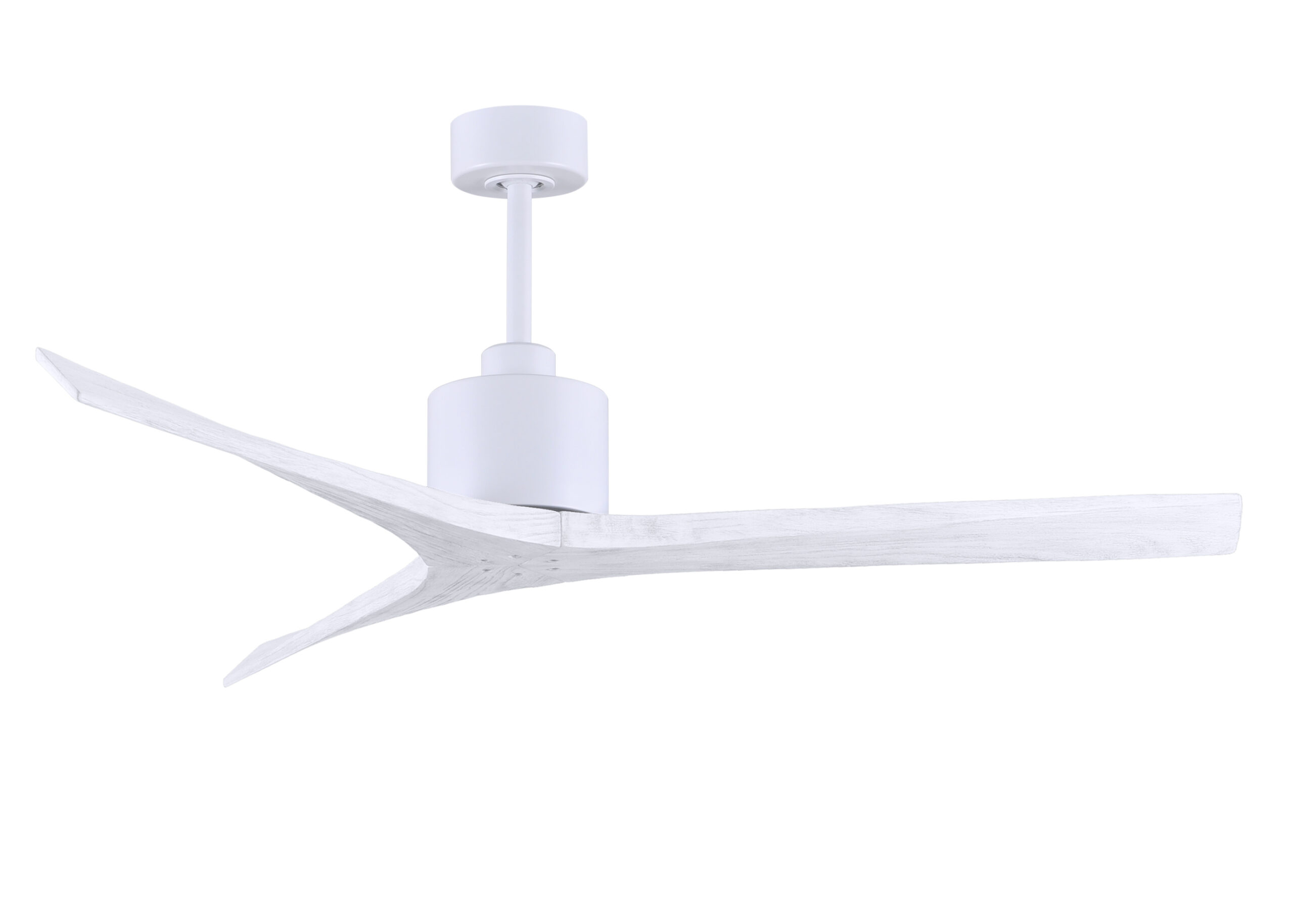 Mollywood Ceiling Fan in Matte White with 60” Matte White Blades