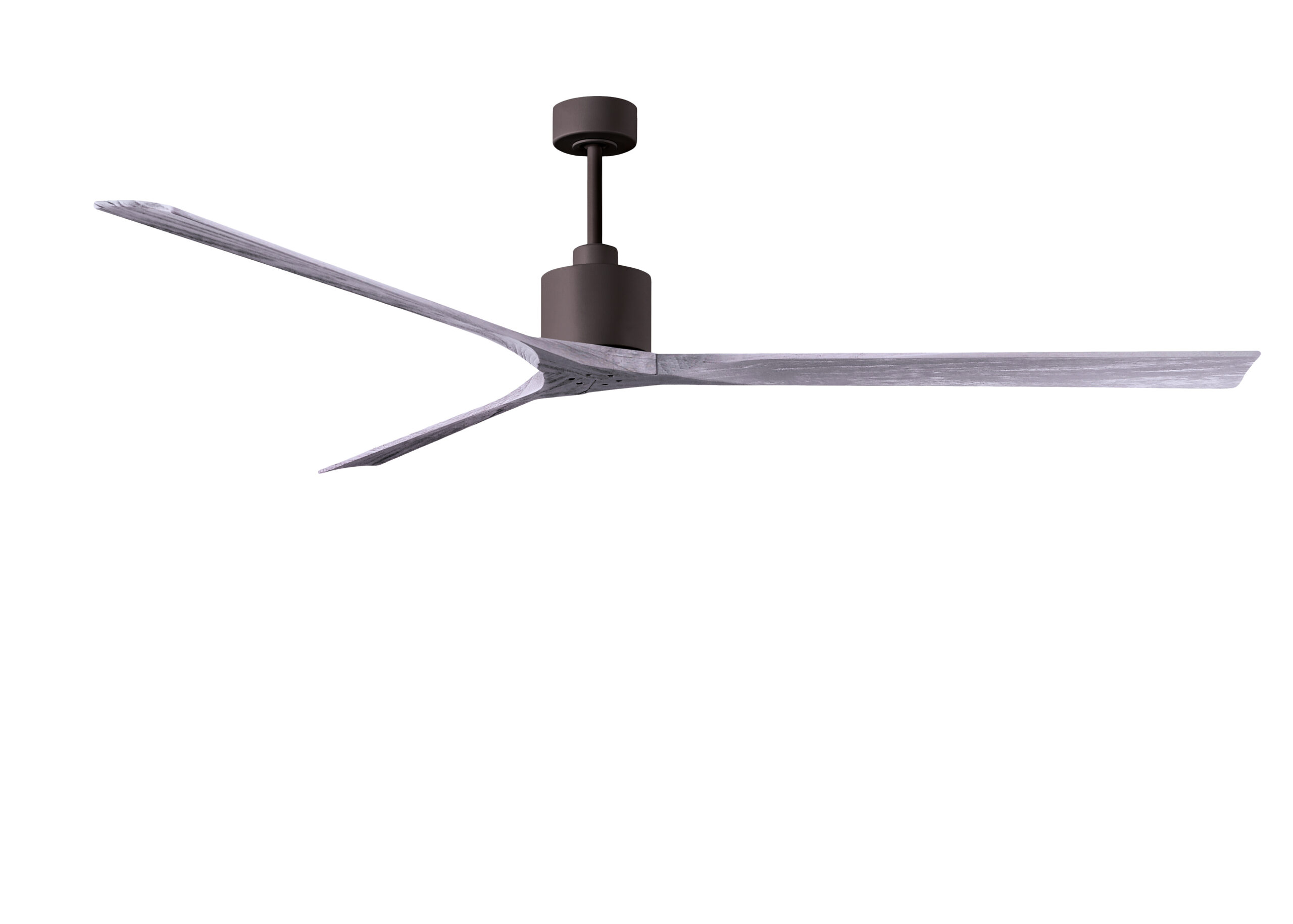 Nan XL Ceiling Fan in Textured Bronze with 90” Barn Wood Blades