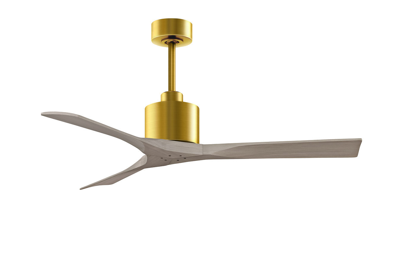 Nan ceiling fan in Brushed Brass Finish with 52