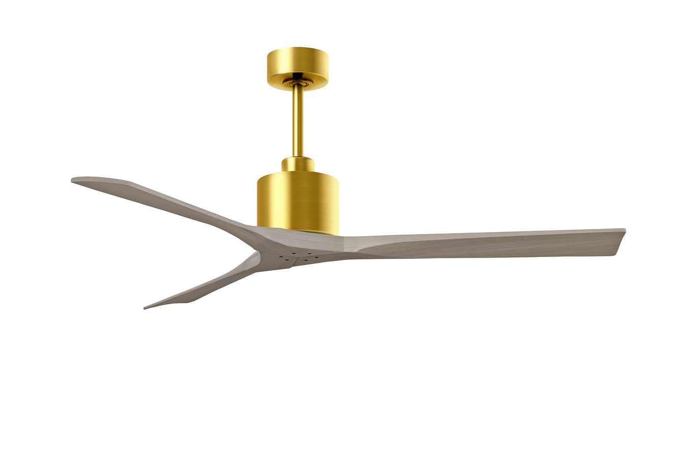 Nan ceiling fan in Brushed Brass Finish with 60
