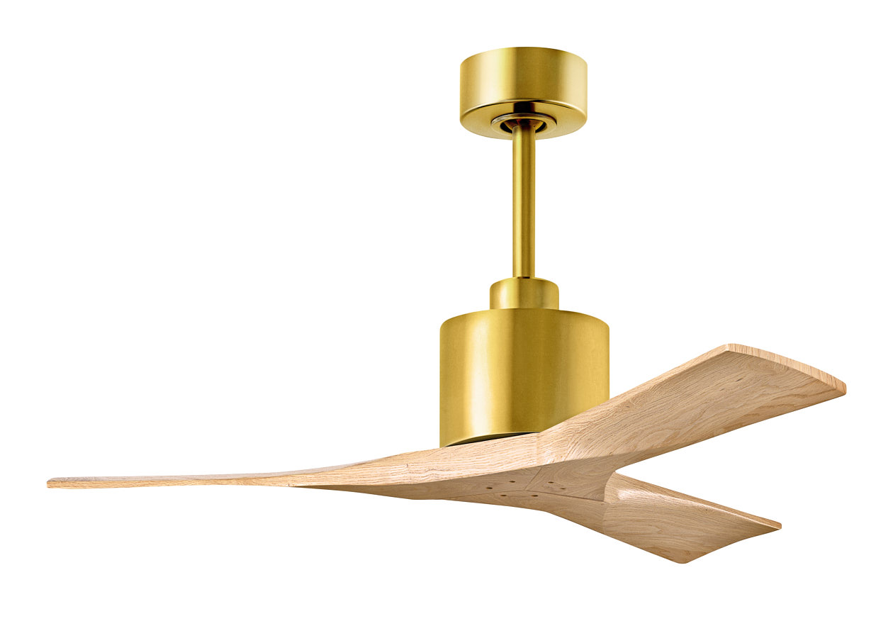 Nan ceiling fan in Brushed Brass Finish with 42