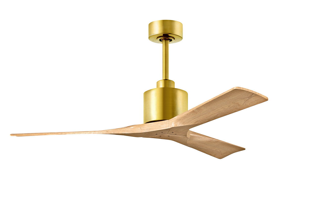 Nan ceiling fan in Brushed Brass Finish with 52