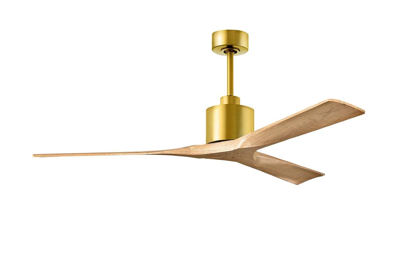 Nan ceiling fan in Brushed Brass Finish with 60