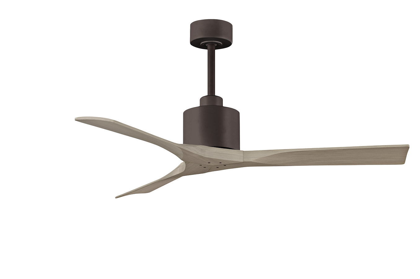 Nan ceiling fan in Textured Bronze Finish with 52