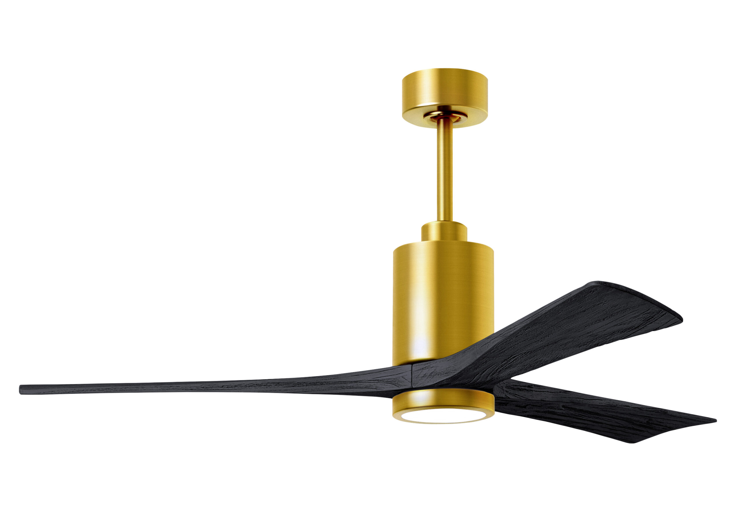 Patrícia–3 Ceiling Fan in Brushed Brass with 60