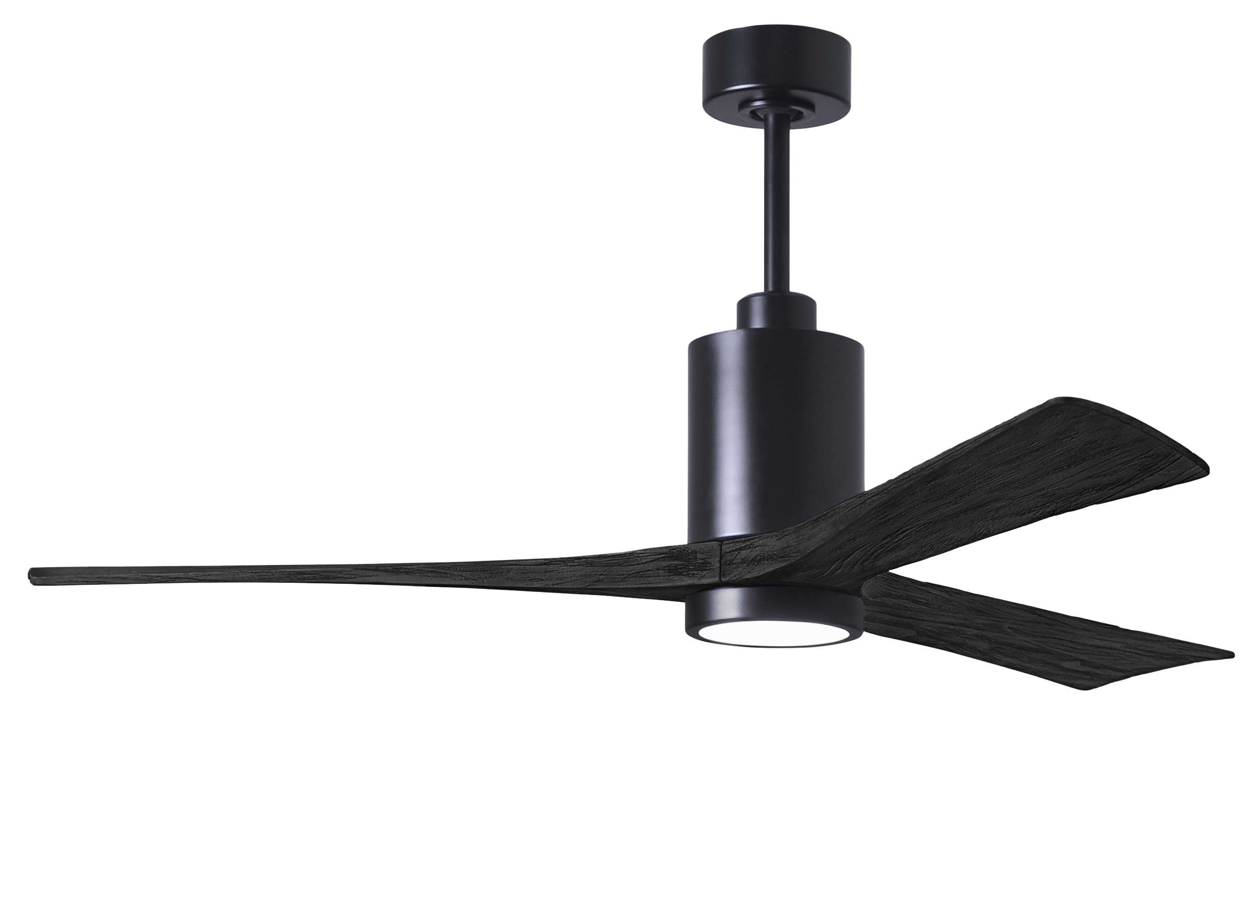 Patricia-3 Ceiling Fan in Matte Black with 60
