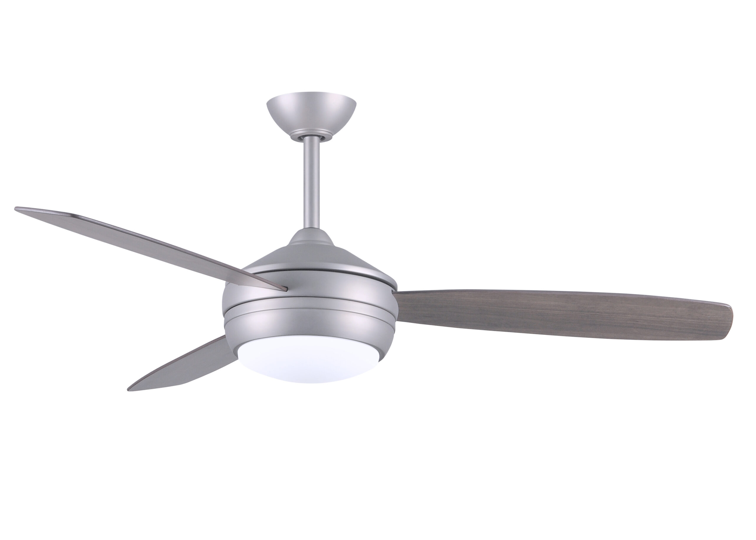 T-24 Ceiling Fan in Brushed Nickel with 52